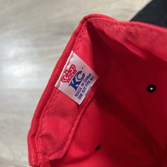Vintage 1990's Hip Hop Hat Snapback Music‎ Rap KC Red Black Cap - Picture 4 of 8